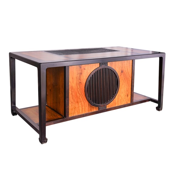 桌9-0马蹄腿茶桌四出头七件套明式家具晋作家具唐人居家具红木家具国家级非遗收藏品艺术品